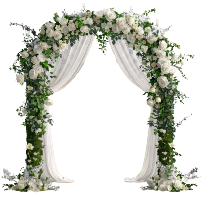 partial-view-of-wedding-arch-adorned-with-white-tulle-and-flowers-on-a-clean-white-background-elegant-ceremony-decoration-concept-png